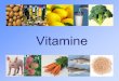 Vitamine - chids.online.uni-marburg.de · Übersicht 1. Nahrung 2. Was ist ein Vitamin? 3. Klassifizierung 4. Wasserlösliche Vitamine 5. Fettlösliche Vitamine 6. Schulrelevanz Chemie