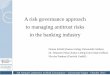 A risk governance approach to managing antitrust risks in ... · A risk governance approach to managing antitrust risks in the banking industry 3 (1) Kartellrechtliche Risiken in