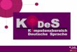 KoDeS – Stand der Dinge - uni-kassel.de fileKoDeS – Stand der Dinge Prof. Dr. Karin Aguado Vortrag beim Forum ProLehre an der Universität Kassel. 17. November 2010