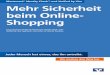 Shopping - berliner-volksbank.de · Nachstehende Tipps helfen bei der Beantwortung möglicher Fragen. Sichere Freigabe Ihres Online- Einkaufs Kontrollieren Sie die mit der Nachricht