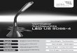 Ventilator Tischleuchte LED UB 9066-4 - eurotops.de · 4 5 Deutsch Anmerkung: 1. Beim Einstellen des Winkels des Lampenhalses oder –kopfes, den Lampensockel gut festhalten. 2. Übermäßige
