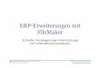 ERP-Erweiterungen mit FileMaker Pankowski... · PDF fileFileMaker Konferenz 2012 Salzburg www.ﬁlemaker- Marcin Pankowski ERP-Erweiterungen mit Filemaker Inhalt des Vortrages