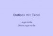 Statistik mit Excel - uni-goettingen.de · Funktion einfügen Statistik MITTEL _ _ solute Abueichul Merkmalsausprägungen und ihrem Mittelwert