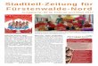 Stadtteil-Zeitung für Fürstenwalde-Nord · Ausgabe Nr. 68 für Februar und März 2017 Stadtteil-Zeitung für Fürstenwalde-Nord Im Tanzstudio Miral (Gartenstraße) laufen die Vorbereitungen
