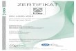 ISO 14001:2015 - witte-group.de · DEKRA Certification GmbH * Handwerkstraße 15 * D-70565 Stuttgart * Seite 1 von 2 ISO 14001:2015 DEKRA Certification GmbH bescheinigt hiermit, dass