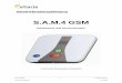 2011.12.13 LM SAM4-GSM Inbetriebnahmeanleitung ... · Vitaris GmbH 4 Ausgabe GSM1.1 12.12.2011 Zur Erinnerung • Alarme können nicht abgesetzt werden, wenn die GSM Verbindung gestört