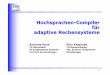 Hochsprachen-Compiler für adaptive Rechensysteme · Spekulation und Pipelining o Bedingung "i