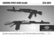 GERMAN SPORT GUNS GmbH GSG-AK47 · D-01: Michail Timofejewitsch Kalashnikov „Kalashnikov Gewehr AK47“ diese Bezeichnung steht für die meistproduzierte Waffe der Welt mit ca