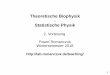 Theoretische Biophysik Statistische Physiklab.romanczuk.de/wp-content/uploads/2018/10/statphys_2.pdf · 2 Zusammenfassung letzte VL Einleitung, Motivation und Einordnung Statistische