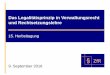 Das Legalitätsprinzip in Verwaltungsrecht und ...fccc902d-5951-4dfb-a38b-84ae46b1dbae/... · Prof. Dr. Felix Uhlmann 2 Einleitung "Das Legalitätsprinzip (wie es heute gehandhabt