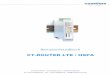 CT-ROUTER LTE / HSPA · CT-Router LTE / HSPA 5 Technische Daten Versorgung Versorgungsspannung 10V DC … 55V DC über steckbare Schraubklemme Nennstromaufnahme < 250mA bei 24V, 