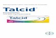 Kautabletten - talcid.de · 4/21 Wndas i s. 1 Talcid ® Kautabletten und wofür werden Sie angewendet ? Talcid Kautabletten zählen zu den Antazida. Das sind Mittel zur Bindung überschüssi