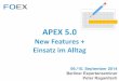 APEX 5.0 - New Features - doag.org · Export / Import • Neue Einstellung für “Supporting Ojbects”, um diese automatisch beim Import zu installieren ! • Text Messages und