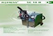 Fill and bleed unit for hydraulic oil SE 10 H - romess.de 10 H Flyer DE-EN.pdf · • Hydraulic oil fill and bleed unit (MAN version) • Integrated 10 liter tank • Optical level