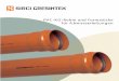 PVC-KG-Rohre und Formstücke für Abwasserleitungen tedesco/PVC KG Rohre_sirci.pdf · Hart-PVC GRESINTEX “F”-KG-Rohre für Abwasserleitungen mit Steckmuffe und vormontiertem Lippendichtring