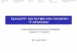 OpenLDAP, das Kernstück einer kompletten IT-Infrastruktur · Einf uhrung Technischer Aufbau Dienste DHCP DNS Ressourcenmanagement OpenLDAP, das Kernst uck einer kompletten IT-Infrastruktur