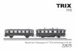Modell des Triebwagens VT 75.9 mit Beiwagen VB 140 22675 · had a top speed of 70 km/h or 44 mph and were faster than the steam locomotives usually seen on branch lines. These rail
