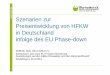 Szenarien zur Preisentwicklung von HFKW in Deutschland ... · [ €/ t CO2-Äqu.] Szenarien zur Preisentwicklung von HFKW in Deutschland infolge des EU Phase Abbildung: Öko-Institut