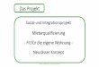 Das Projekt - Thannhauser Modell · Das Konzept Mieterqualifizierung- Neusässer Konzept Schulung von Basiswissen mit Schwerpunkt auf Verhalten als Mieter, Kommunikation mit Vermieter