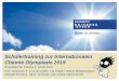 Schülertraining zur Internationalen Chemie Olympiade 2019 · Schülertraining zur Internationalen Chemie Olympiade 2019 Physikalische Chemie ￭24.05.2019 Prof. Schlücker ￭Thomas