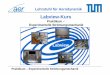 Labview-Kurs - aer.mw.tum.de · Viele Sensoren basieren auf piezoresistievem Effekt Änderung der Messgröße hat Widerstandsänderung zur Folge Praktikum – Experimentelle Strömungsmechanik