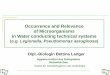 Occurrence and Relevance of Microorganisms in Water ... · Coliforme Bacteria / Escherichia coli 0 CFU/100 ml DIN EN ISO 9308-1 TrinkwV 2001 Enterococci 0 CFU/100 ml DIN EN ISO 7899-2