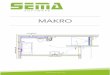 makro - sema-soft.com · Benötigt werden zwei Pfosten, 1 Riegel, 1 CAD Symbol für die Darstellung des Wanddurchbruches sowie zwei MCAD Linien für die Erzeugung der beiden Fräsungen