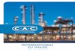 INTERNATIONAL ZU HAUSE - cac-chem.de · 6 Der cac Unternehmenssitz in chemnitz-speicherungAllein am Sitz des Unternehmens arbeiten mehr als 250 hoch qualifizierte und erfahrene Mitarbeiter