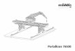 312 383 Anl. 76500 - marklinisterne.dk · Elektromagnet 7. Anschlussmaterial H0 model of a gantry crane with the following functions: A motorised crane bridge that can move backwards