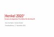 Unsere strategischen Prioritäten für die Zukunft · Klare Strategie Hohe Ambitionen. Henkel 2020+ –Pressekonferenz –5 10,6 Mrd. € 14,1 Mrd. € 16,5 Mrd. € 18,6 Mrd. €