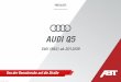 AUDI Q5 - abt-sportsline.de · ABT - ACC HALTER Bei Fahrzeugen mit Zusatzausstattung ACC (Adaptive Cruise Control) muss dieser Halter zusätzlich bestellt werden ... 8R0817103/5 1.252,10