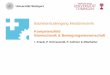 Kompetenzfeld Biomechanik & Bewegungswissenschaft · PDF fileLehrziele des Kompetenzfelds Vorlesung (Ergänzungsbereich): Sie erlernen und verstehen die Grundlagen kinematischer, kinetischer,
