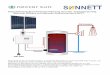 Keine Verlegung von Solarrohren nötigSun.pdf · Durch die wenigen Komponenten und der einfachen Installation ist das System äußerst flexibel und zuverlässig. Die Energieübertragung