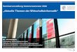 „Aktuelle Themen der Wirtschaftsinformatik“ · Twenty-Third European Conference on Information Systems (ECIS). Münster, Germany. Einstiegsliteratur Fragestellungen Was beinhaltet