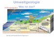 Umweltgeologie - Homepage Server Uni-Tübingen · Der Mensch als geologischer Faktor . Kreislaufkonzept . Systemkonzept Isoliertes System Geschlossenes . System Offenes System . Erde