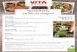 Speisekarte 19. bis 24. August - vita-naturmarkt.de · Außerdem täglich: ein zusätzliches Fleisch-Gericht Surprise | Tagessuppe | leckeres Salatbüffet zum Mittagstisch oder frisch
