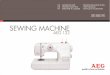 SEWING MACHINE - produktinfo.conrad.com · sewing machine aeg 122 de nÄhmaschine bedienungsanleitung gb sewing machine user manual fr machine a coudre notice d’utilisation