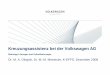 Kreuzungsassistenz bei der Volkswagen AG - dlr.de · Kreuzungsassistenz bei der Volkswagen AG Bisherige Lösungen und Zukunftskonzepte Dr. M. A. Obojski, Dr. M.-M. Meinecke, K-EFFS,