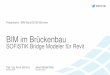 BIM im Brückenbau · BIM im Brückenbau SOFiSTiK Bridge Modeler für Revit Präsentation | BIM World 2018| München Dipl.-Ing. Anne Schmitz Jakub Bielski MSc Vertrieb DACH Productmanager