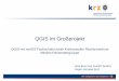 QGIS im Großprojekt Seit 7 Jahren Mitarbeit an QGIS Releasemanagement für QGIS seit Version 2.0 Entwicklung des Open Source ALKIS - Systems Software ist mit mehreren CAD/GIS Programmen