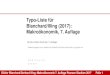 Typo-Liste für Blanchard/Illing (2017): Makroökonomik, 7 ... · Olivier Blanchard/Gerhard Illing: Makroökonomie 7. Auflage Pearson Studium 2017 Folie 1 Typo-Liste für Blanchard/Illing