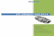 JIC Adapter SAE-J514 - juergenkoch-gmbh.de · SAE-J514, B200,S-5 SAE1453 -J sowie Hydraulikschlaucharmaturen. Alle diese Produkte werden aus Automatenstahl hergestellt und sind chromI-frei-V