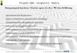Projekt: QM – Vergleichs - Matrix - bibb.de · Projekt: QM – Vergleichs – Matrix Handlungsoptionen • AZWV als verbindlich erklären • BMBF – (Mindest)-Standards definieren