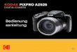 Bedienung sanleitung - Kodak PIXPRO Digital Cameras · 2 Für europäische Kunden Dieses Symbol (durchgestrichener Mülleimer, WEEE Anhang IV) zeigt die separate Sammlung von elektrischem