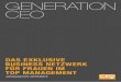 GENERATION CEO · Generation CEO // Jahresbericht 2013/2014 Interview // Karin Dohm Karin, Deine Rolle bei Generation CEO ist die der CFO – was heißt das eigentlich? ﬁ Die Frage