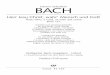 BACH - carusmedia.com · 2 Violinen, Viola und Basso continuo herausgegeben von Hans Grischkat revidiert von Felix Loy Cantata for Estomihi for soli (STB), choir (SATB) 2 recorders,