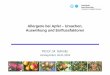 Allergene bei Apfel – Ursachen, Auswirkung und ... · Allergene bei Apfel – Ursachen, Auswirkung und Einflussfaktoren PD Dr. M. Schmitz Vortrag Erfurt, 26.01.2016