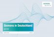 Siemens in Deutschland April 2019 · Seite 8 April 2019 siemens.de Daten-analyse Cloud und Plattform Cyber-sicherheit Sichere Vernetzung Simulations-tools Künstliche Intelligenz