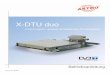 BA X-DTU duo - fileBetriebsanleitung X-DTU duo - Version 07-2009A Leistungsbeschreibung Die Steckkarte X-DTU duo ist ein terrestrischer Umsetzer für zwei DVB-T, bzw. PAL Kanäle