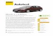 Autotest - ADAC: Allgemeiner Deutscher Automobil-Club · Autotest Mazda 3 1.6 Edition Fünftürige Schräghecklimousine der unteren Mittelklasse (77 kW / 105 PS) en im Rahmen einer